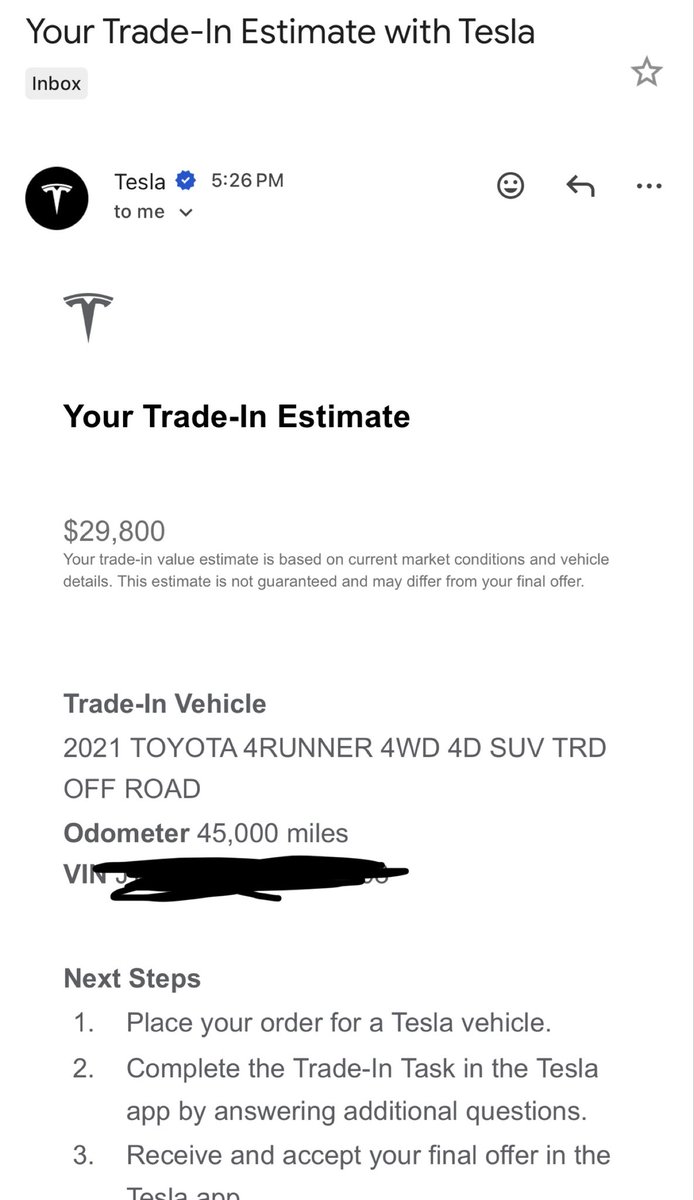 captainjohn's tweet photo. If Tesla used Grok for vehicle trade in value, I would be driving a Cybertruck. https://t.co/k2QghqU0F2