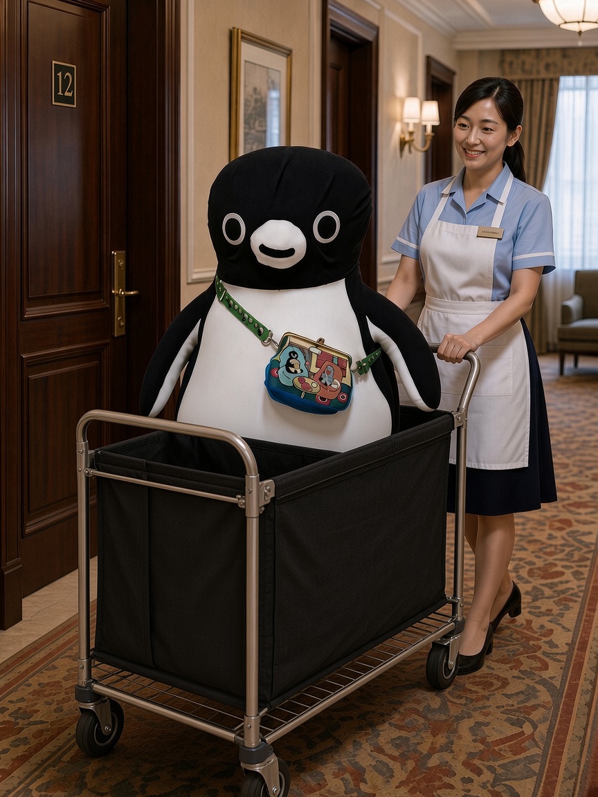 Urbanbreak626's tweet photo. #SuicaのペンギンYogiboの運搬方法案 https://t.co/HvWL63kW59