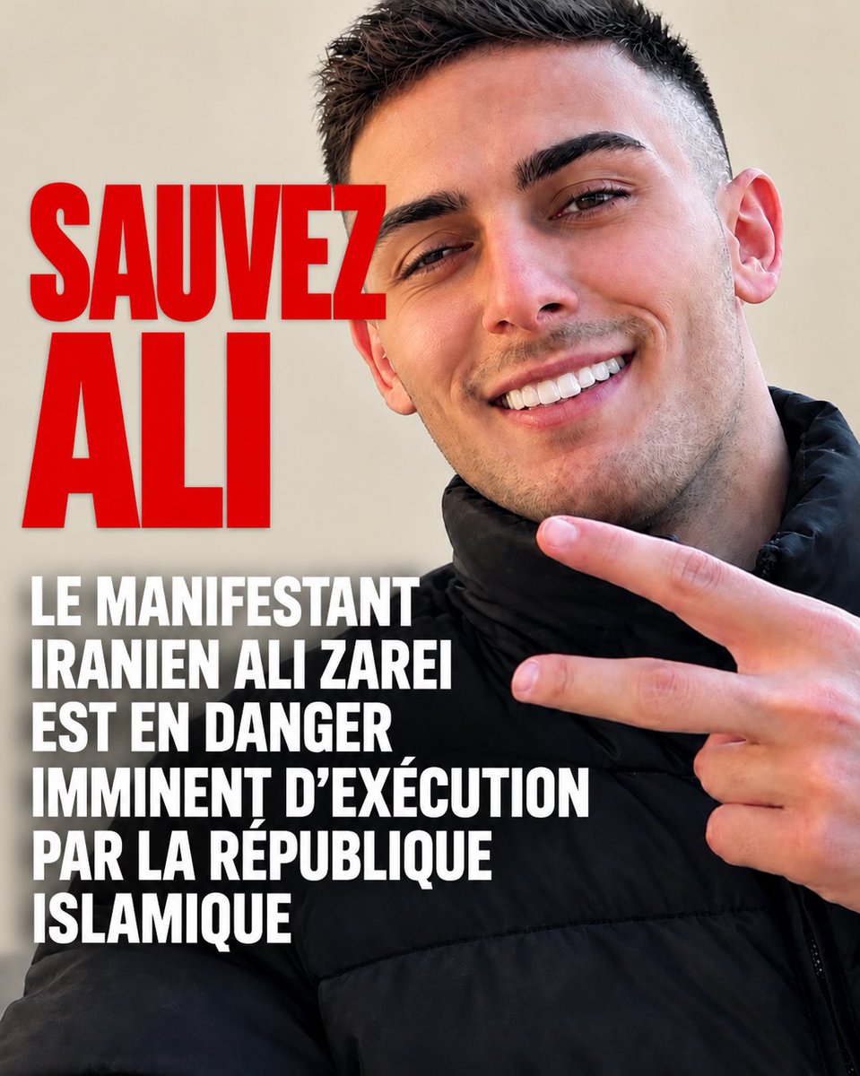 pink4iranbside's tweet photo. 🆘 La République islamique a transféré Ali Zarei à l’isolement, le plaçant sous une menace imminente d’exécution.

Ils lui ont déjà pris son œil droit lors des manifestations de 2022. Maintenant, ils s’en prennent à sa vie.

Ne laissez pas son nom disparaître.
Sauvez Ali Zarei. Faites entendre sa voix. 🆘