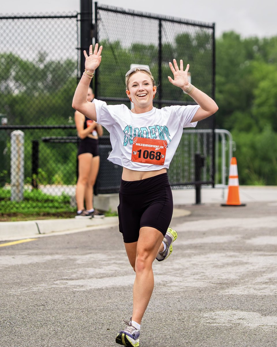 current_landing's tweet photo. Inaugural Rails to Riverfront ✔️

Shoutout to all the runners who came out for our first-ever 5k and 10k 👏🏟️ https://t.co/D21FXSjV5j