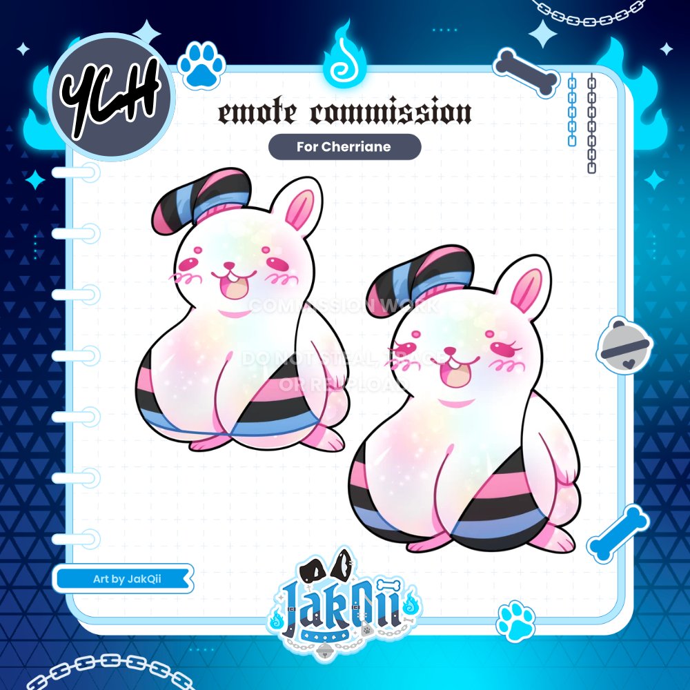 JakQiiArt's tweet photo. ☾ ⋆*･ﾟ:⋆*･ﾟ｡･:*˚:✧｡
🤍⛓️YCH Booba Emote
🤍⛓️for @CherrianeVT   ~
                                 ｡･:*˚:✧｡*ੈ✩‧₊˚ https://t.co/275W6EkVrV