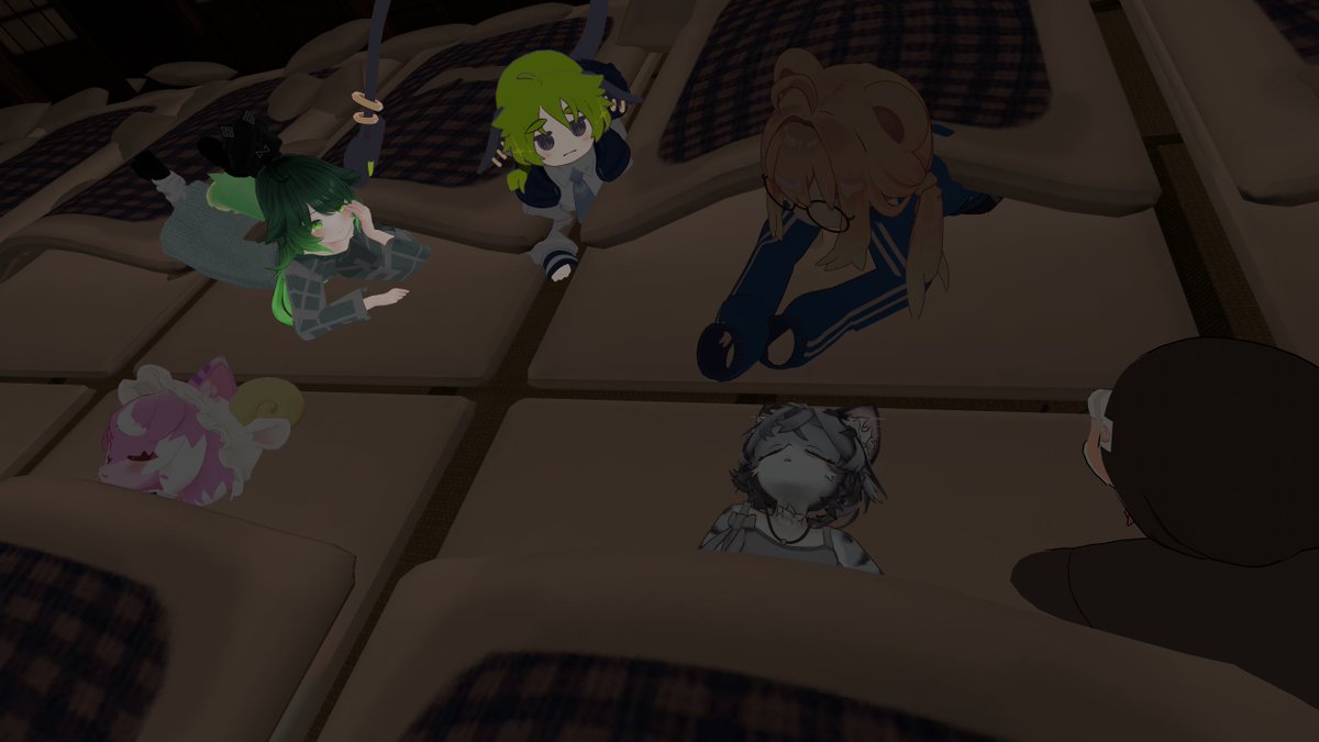 nyoronyoroto's tweet photo. ぶいちゃでお泊り会企画「大人の臨海学校」
たのしかったね～(,,>᎑<,,)
参加してくれたみんなありがとう～！ https://t.co/IXEmd1qSgL