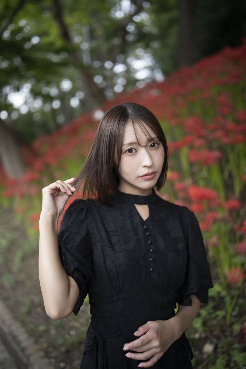 solar_fs's tweet photo. mer撮影会(@mer_photo )
model: 月森あすかさん(@asukatsuki___ )
location: 天王川公園

#mer撮影会 
#彼岸花 
#ポートレート 
#写真好きな人と繋がりたい https://t.co/RkRN8VofSp