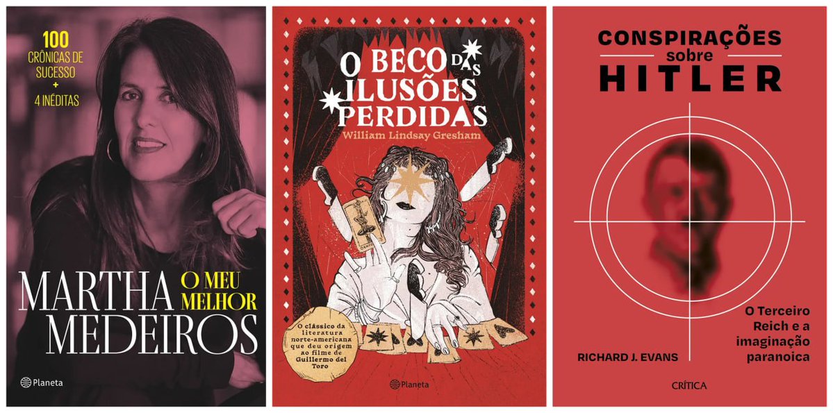 911Literatura's tweet photo. ⚪️ O meu melhor — Martha Medeiros
💰 R$ 19,00 ➜ https://t.co/P5R5Uuz6Km 

⚪️ O beco das ilusões perdidas — Clássico da literatura norte americana, adaptado para o cinema por Guillermo del Toro um verdadeiro ensaio sobre a natureza do mal.
💰 R$ 19,00 ➜ https://t.co/1RZSVwx99n

⚪️ Conspirações sobre H1tl3r
💰 R$ 19,00 ➜ https://t.co/Ib4L1jNjWN

🟧 Promoção por tempo limitado.
