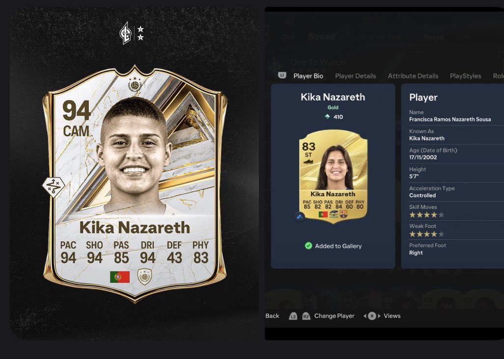 KillerFutCoins's tweet photo. She’s absolutely UNBELIEVABLE! 🤯🔥
Last year it was P9…
This year, it’s K9 👀🥶⚡
Different year, same madness! 😮💨💫
#FC27 #EAFC #FUT #EAFC27 https://t.co/OGj1uCvzXK