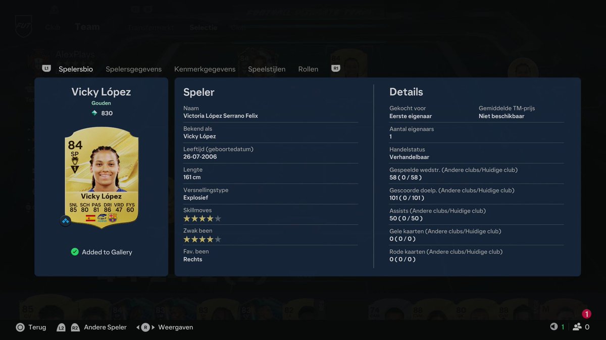 AlexdPlays's tweet photo. 2 DEMONS 👹👹🔥

Vicky López: 58 games • 101 goals • 50 assists
Kika Nazareth: 47 games • 61 goals • 46 assists

You guys were right… these two feel INSANE in-game. 🥶🔥 #alexplays #fc27 #fut #ultimateteam #crazy https://t.co/zOiu5n3UPq