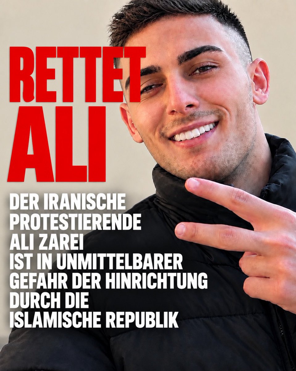 nag_hes666's tweet photo. 🆘 Die Islamische Republik hat Ali Zarei in Einzelhaft verlegt und ihn damit einer unmittelbaren Hinrichtungsgefahr ausgesetzt.

Während der Proteste 2022 haben sie ihm bereits sein rechtes Auge genommen. Jetzt bedrohen sie sein Leben.

Lasst seinen Namen nicht verschwinden.
Rettet Ali Zarei. Verschafft seiner Stimme Gehör. 🆘