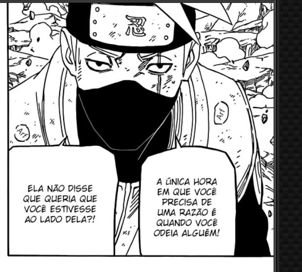 IIomania's tweet photo. Eu acho engraçado que vocês comentam sobre um mangá que nunca leram. Sakura não falou sobre romance, inclusive o próprio kakashi ressaltou isso. Foi uma conclusão que o Sasuke chegou sozinho porque >ele< já enxergava a Sakura de uma forma romântica  LKKKKKKKKK https://t.co/Dj8ukyUdck