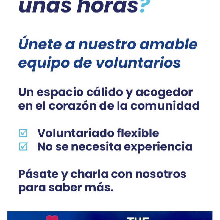 mightymark26's tweet photo. Volunteers wanted! / ¡Buscamos voluntarios! Join our friendly team, meet people, make friends, and support local causes. Calle Nancy 1, Jávea. Mon–Sat / Lun–Sáb, 10:00–13:00. Drop by! / ¡Ven a conocernos! https://t.co/MEAEoALekD