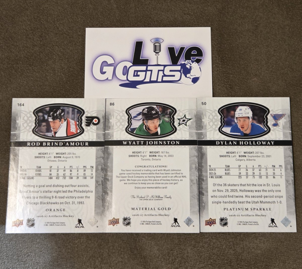 keb62980's tweet photo. My heartfelt thanks go out to @GoGTSLive &amp; @UpperDeckSports for these wonderful additions to my hockey collection. Life has been particularly difficult lately so getting a package in the mail - especially hobby related is incredibly special to me. I appreciate you guys! #GoGTSPC https://t.co/oLSSLsDBRW