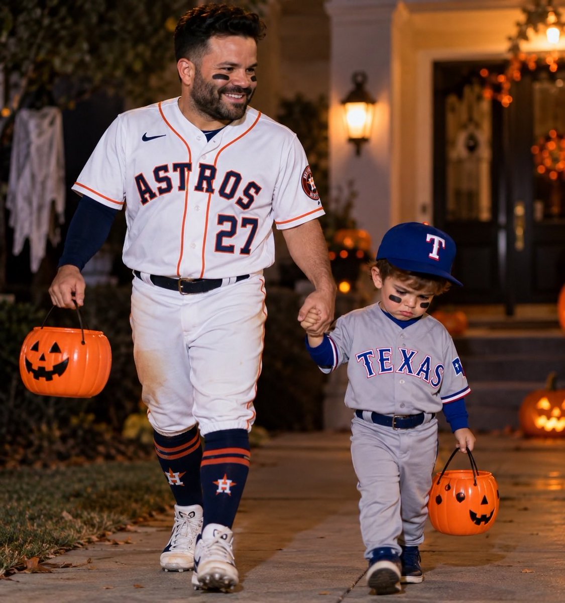 DOelschlegel's tweet photo. Don’t worry, Daddy is still here @astros #OctoberBaseball #Astros #ALWestChamps https://t.co/x1HjNYwq7g