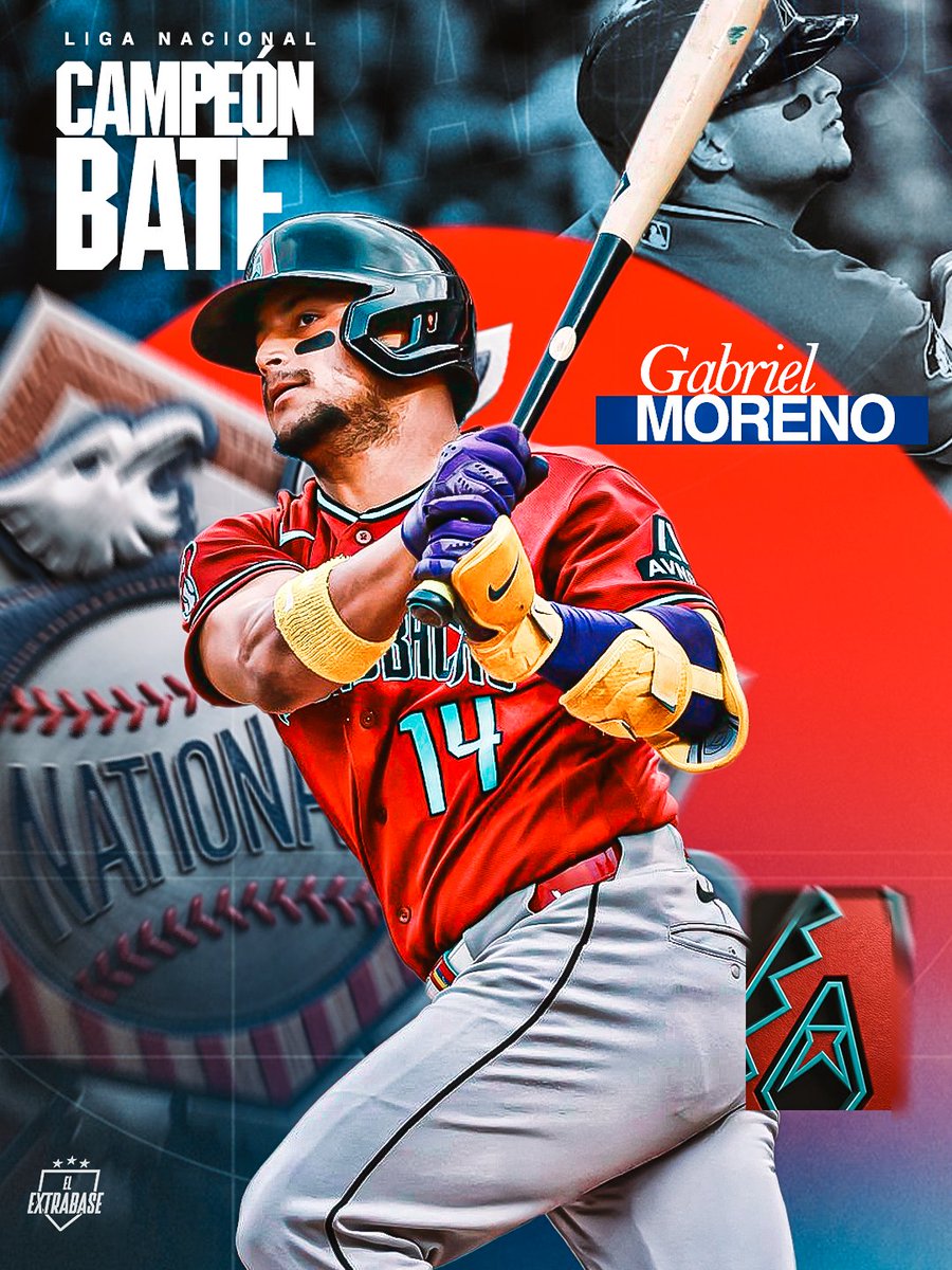 ElExtrabase's tweet photo. ¡¡¡HISTORIA!!! ¡¡¡EL CAMPEÓN BATE SE QUEDA EN VENEZUELA!!! 

¡¡¡GABRIEL MORENO SE QUEDA CON EL TÍTULO DE BATEO DE LA LIGA NACIONAL!!! ¡¡¡PRIMER CATCHER VENEZOLANO EN CONSEGUIRLO Y EL PRIMERO DESDE  BUSTER POSEY EN 2012!!! 

#Dbacks | #ElExtrabase⚾️🇻🇪 https://t.co/cZBfhs5EbJ