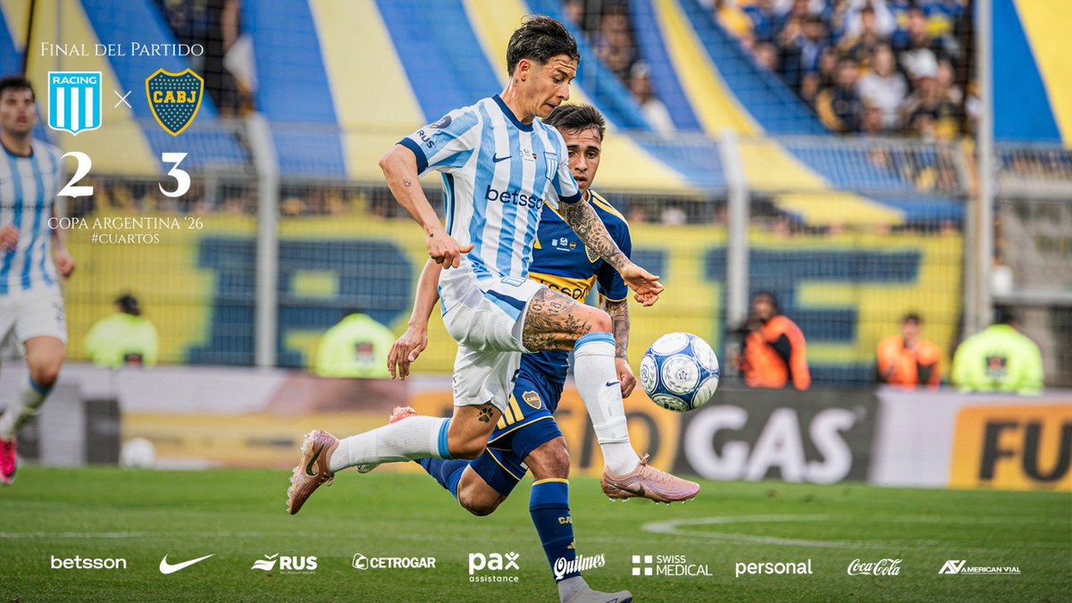 RacingClub's tweet photo. Final del partido. https://t.co/E4nmNlrafD