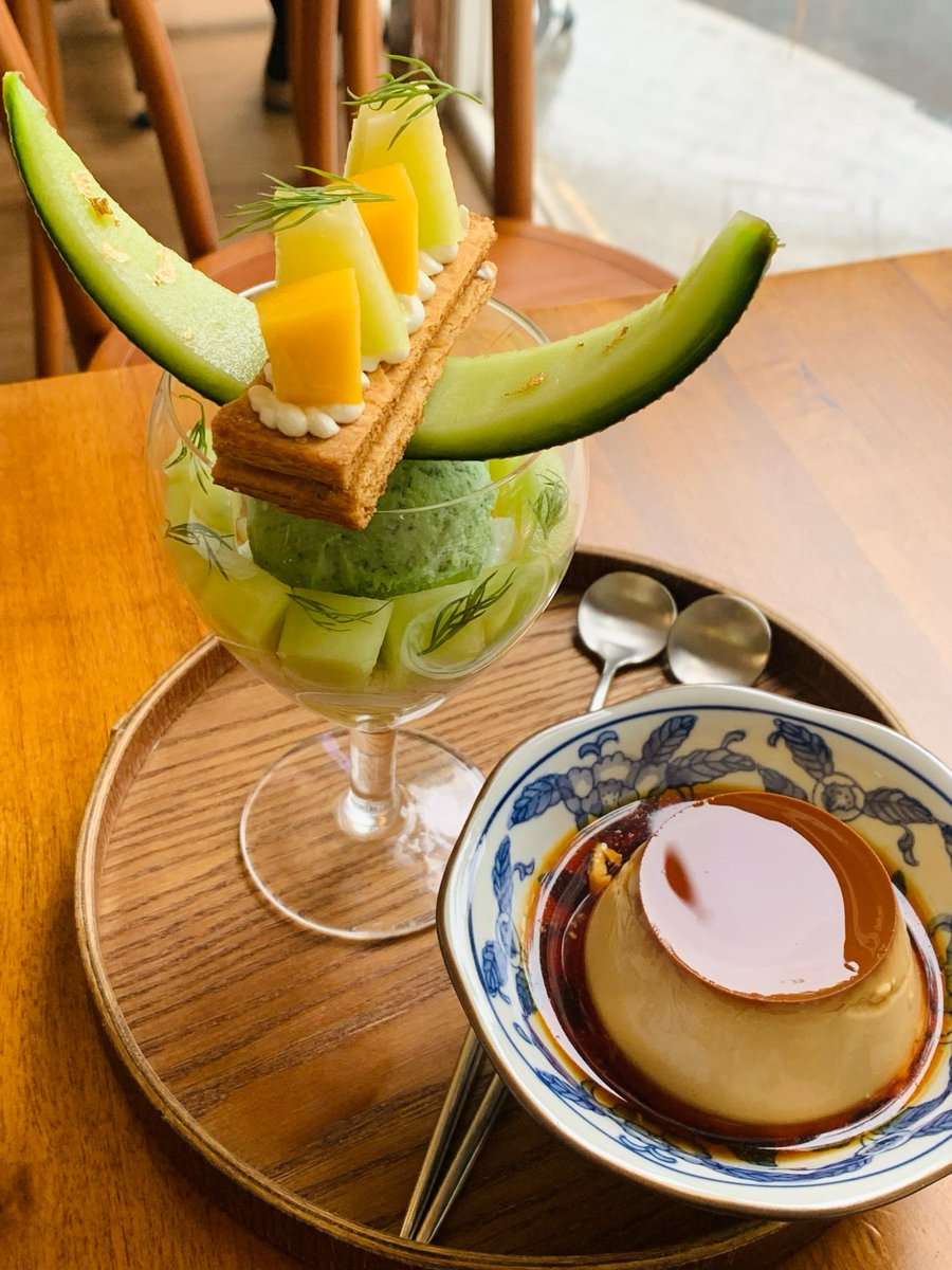 DarrickMauro's tweet photo. [Just had the perfect late-night snack—warm matcha mochi and cold mango slices hit so different! ]， https://t.co/UAr2BxRchU