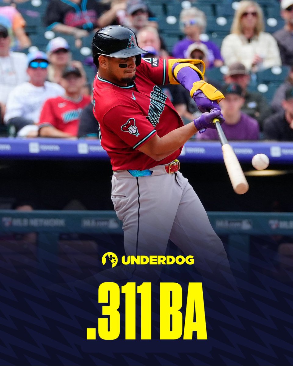 UnderdogMLB's tweet photo. Gabriel Moreno wins the NL batting title.

He's just the 3rd catcher to win a batting title since 1950. https://t.co/q7buJXWZMf