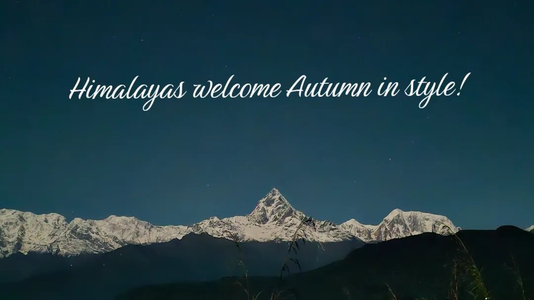 doctorsapienss's tweet photo. Autumn Moon &amp; White Peaks https://t.co/jDlZFLS3oA