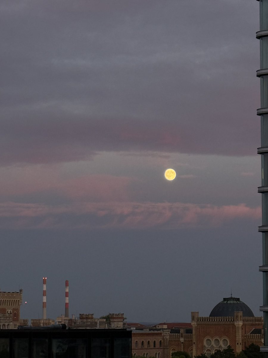 harami622's tweet photo. ウィーン🇦🇹のホテル、居心地良くて立地も良かった🏨満月見ながらバルコニーでバナナ🍌。ここでバナナ食べるのが日課になってた https://t.co/Q7pYWVKsqt
