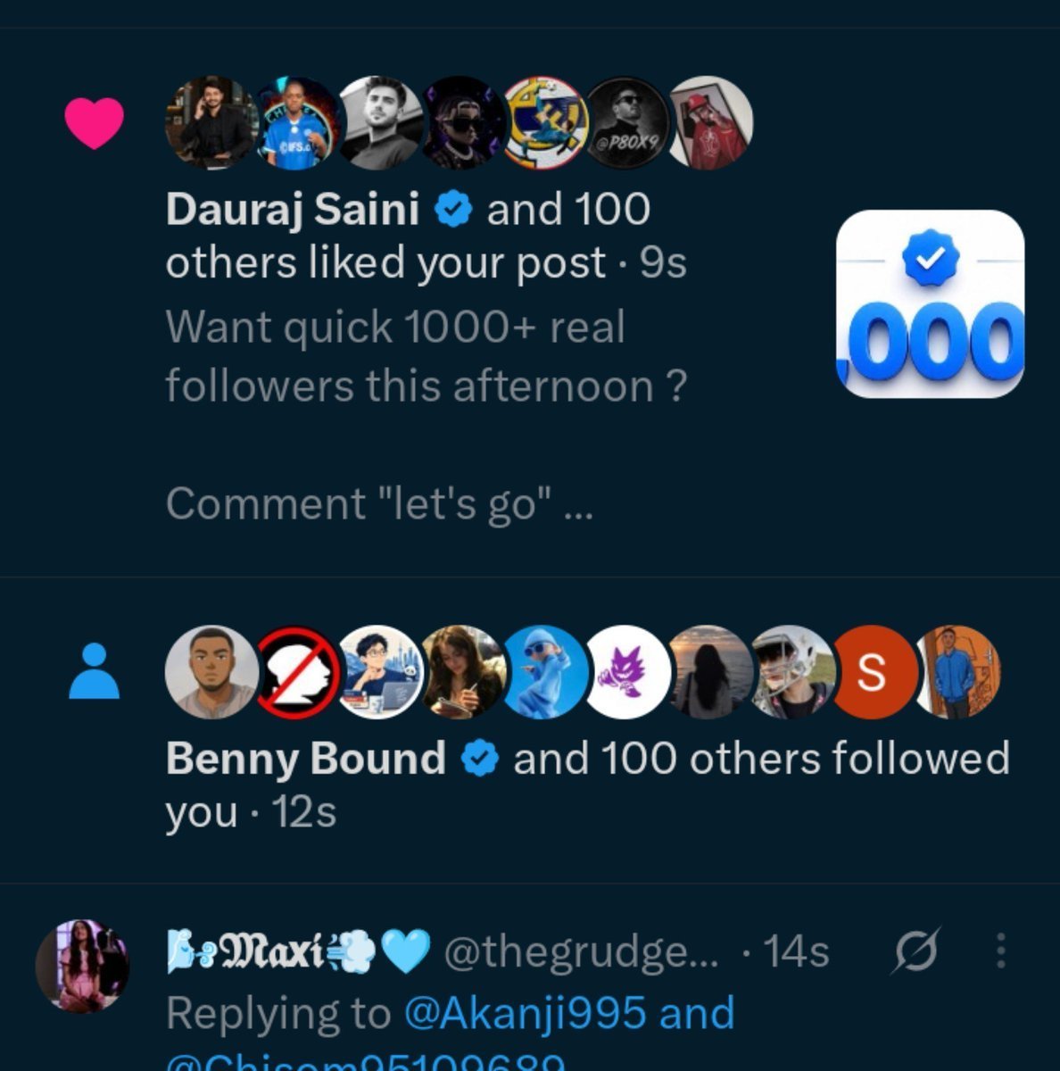 Chisom95109689's tweet photo. Are you still struggling for followers?

Drop "YES"

I WILL BOOST YOUR PAGE MYSELF 💯🚀🚀🚀 https://t.co/fQ0IJxx5oH