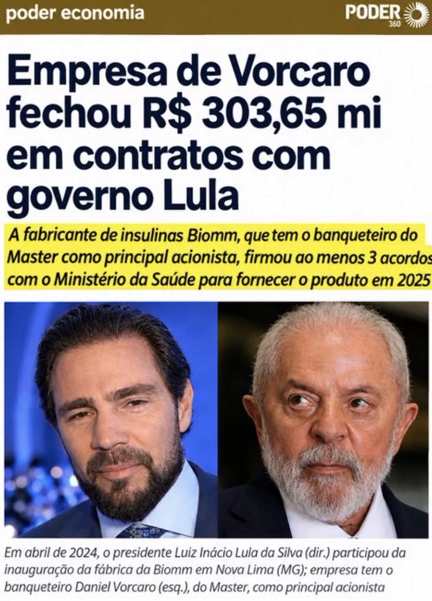 Haaaysb's tweet photo. 🚨 URGENTE: GOVERNO LULA JOGAVA JUNTO COM DANIEL VORCARO https://t.co/LgeBlBpjJE