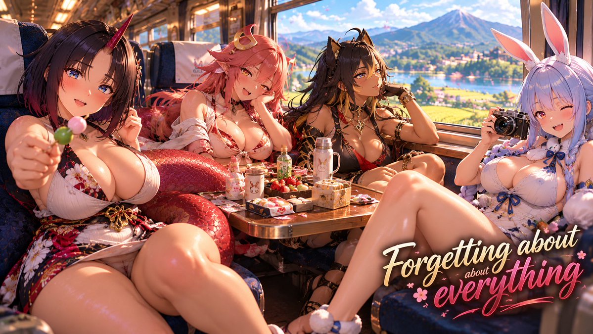 ZenpaiAssoc's tweet photo. Somewhere between the snacks, the scenery, and watching the whole day quietly slip away. 🚆✨ No plans, no pressure—just good company and absolutely no reason to rush back to reality. 💕📸

Visit https://t.co/maE0DbYl0x for more🫣

#anime #animeart #waifu #zenpaiassociation https://t.co/CXm4sq4zBI