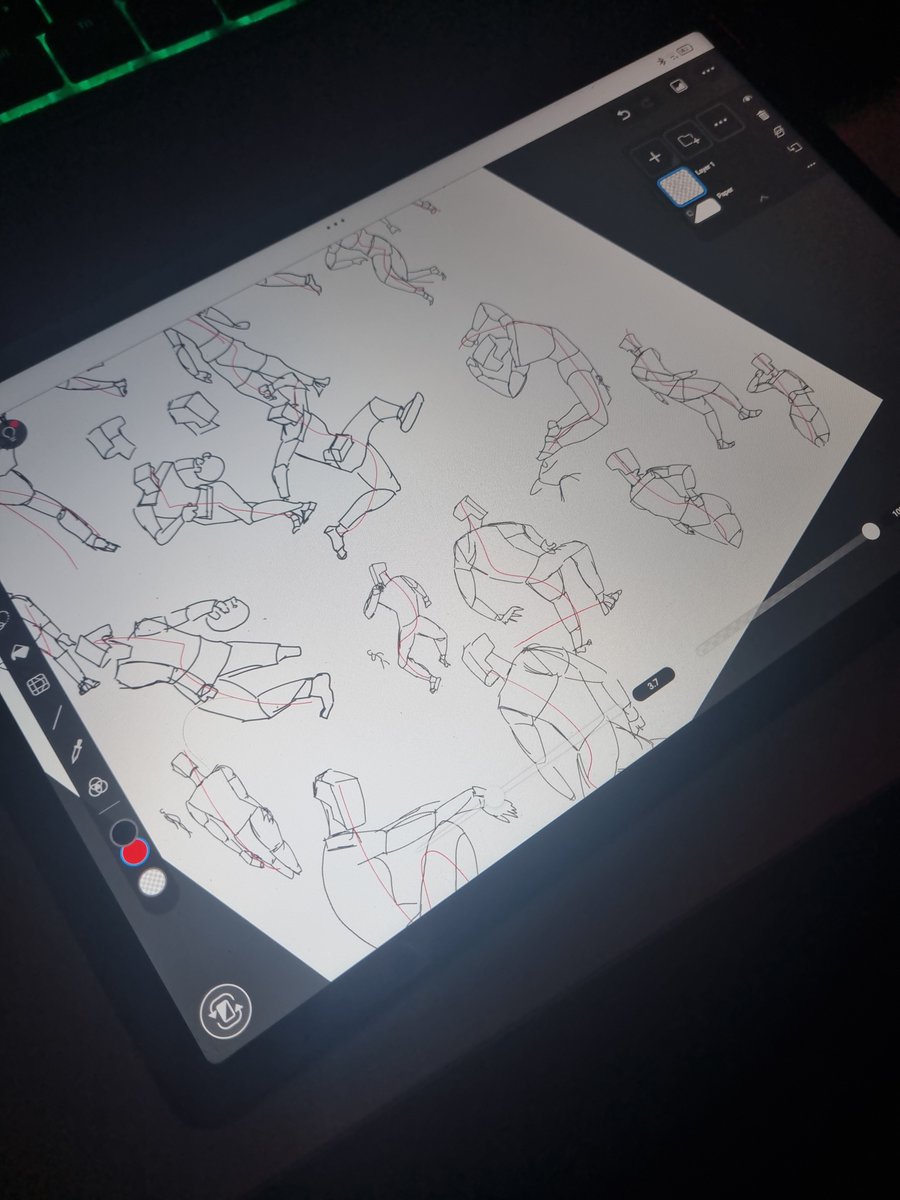 kruszart's tweet photo. Still doing it!
I'm doing a method where I first take a photo, copy It, and then do it 2 times from my mind after to burn that into my mind. I'm trying to always find the box shapes in photos to make it easier https://t.co/YHX0aqax3F