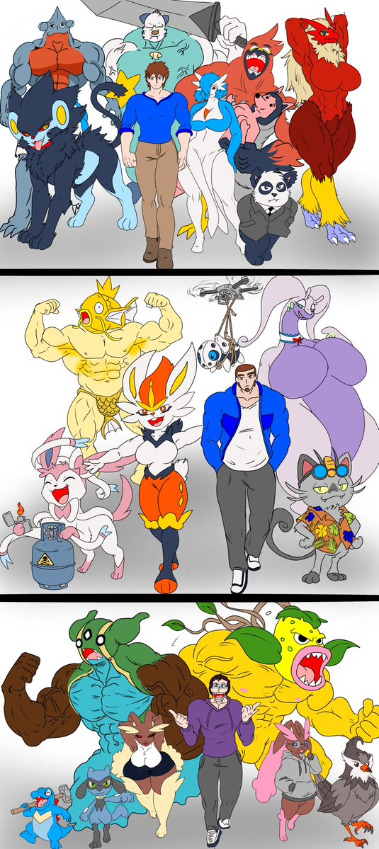 DanielMejia098's tweet photo. POV: Estás en la semi final de la Liga Pokémon y te toca enfrentarte a uno de estos  locos
@TrainerSan114
@ElrandomXd85154
Dime cuál sería tu equipo para enfrentarte al entrenador Santiago? https://t.co/Attf4ljXpn