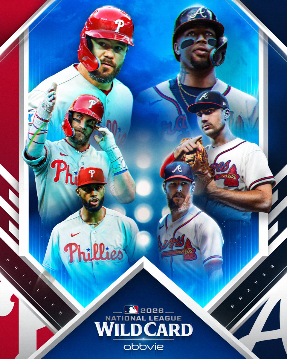 NL East rivals meet again in the #Postseason 👀

Phillies-Braves starts on Tuesday 🍿

(MLB x @​AbbVie) 
 [📷](https://pbs.twimg.com/media/HTQVcSQWsAATwDA.jpg) 
