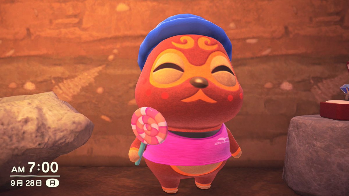 yudeegg_katame's tweet photo. おはようのどぐろうちゃん
#どぐろう #Clay #Boliche #NintendoSwith2 #どうぶつの森 #AnimalCrossing #ACNH https://t.co/IFJMgqLuVR