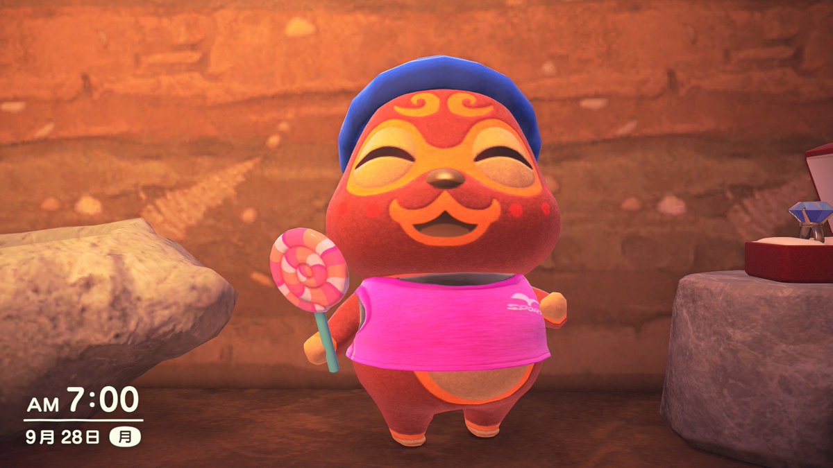 yudeegg_katame's tweet photo. おはようのどぐろうちゃん
#どぐろう #Clay #Boliche #NintendoSwith2 #どうぶつの森 #AnimalCrossing #ACNH https://t.co/IFJMgqLuVR