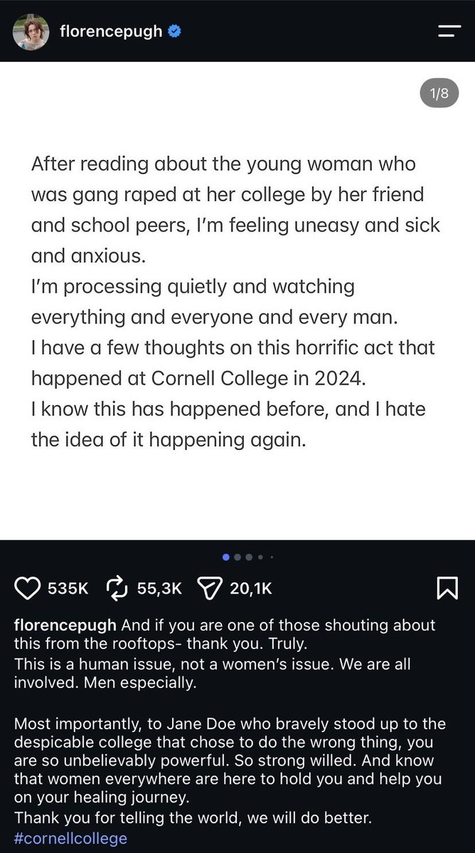 lvijeo's tweet photo. i can’t believe we live in the world where the women have to go through this disgusting thing, i can’t believe that no one protects women , it happened in 2024 and these disgusting creatures still go to the school? thank you florence pugh for using her platform https://t.co/aZ7jZ89Gzl
