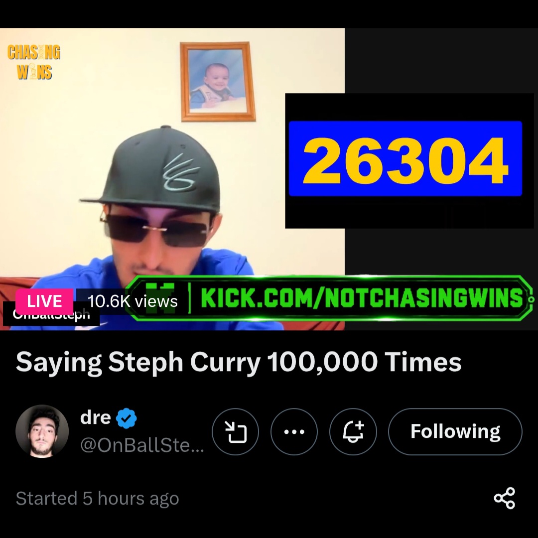 Checkmatee27's tweet photo. Bro is 26K deep and still has 74K “Steph Curry”s left 😭 this is actual torture https://t.co/CcD92yaaRL
