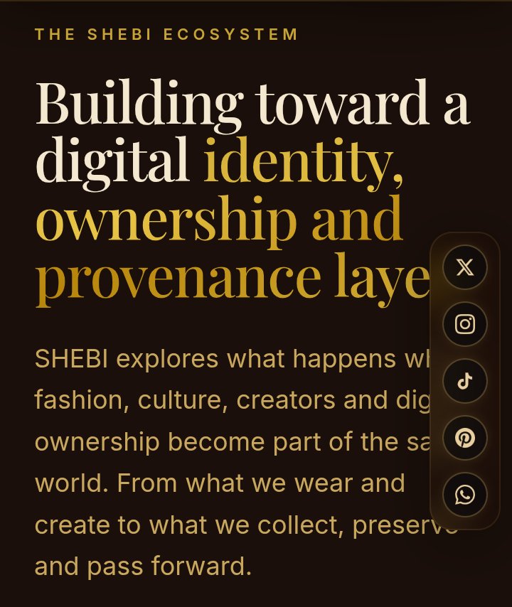 shebi_coin's tweet photo. #$SHEBI is building ahead of EU's DPPs - Digital Products Passports under it's ecodesign framework for textiles. Are you ready?
#Collaborate #SHEBIVers #SHEBIFashion #SHEBI https://t.co/XcTnI5X4qq