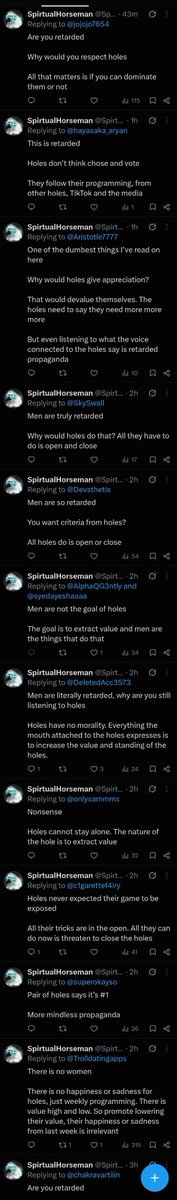 verderebb's tweet photo. "Women have no morals" said by a man who is itching to harm and mrder women, by the way he keeps calling them holes. Don't think we don't know who you are. Vermin begging to be exterminated. https://t.co/d293jop08J