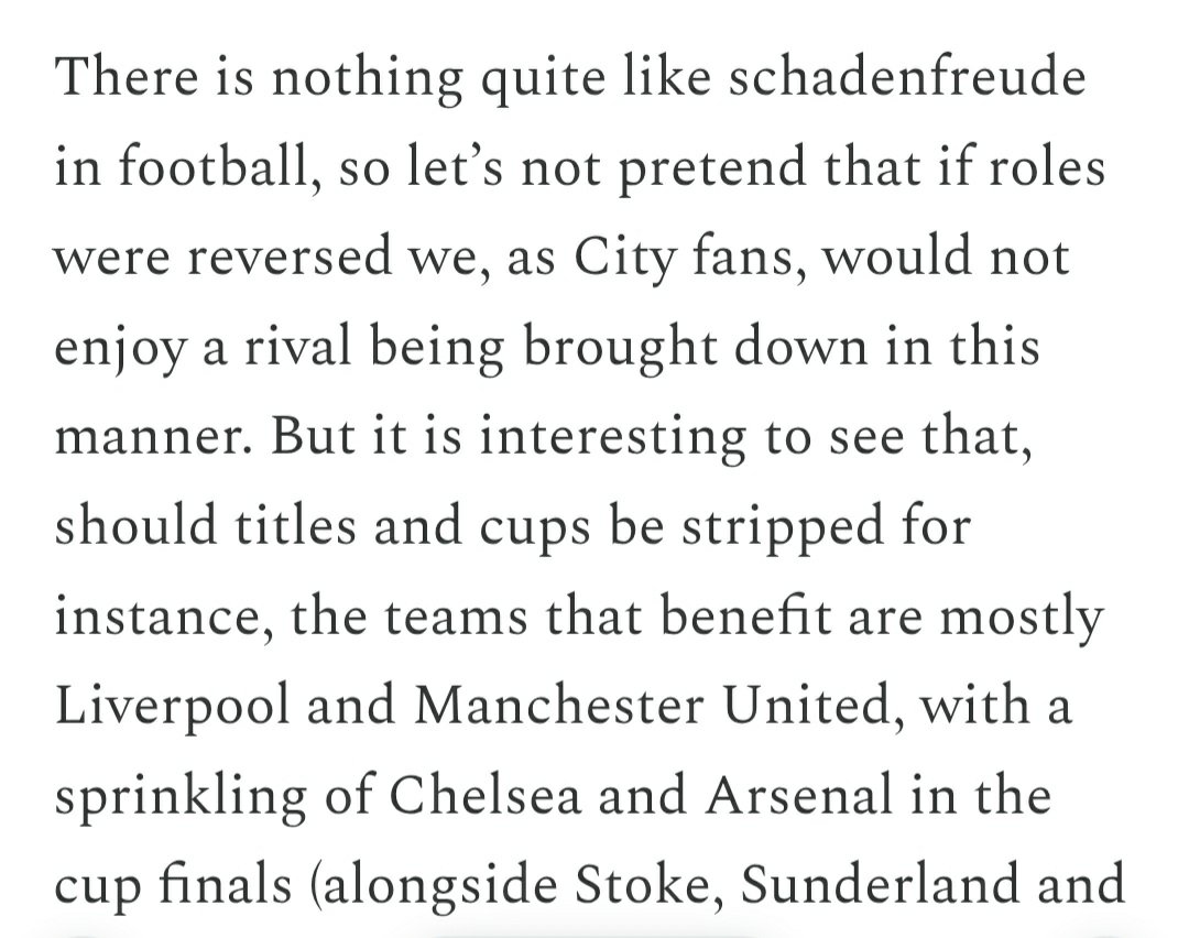 steven67hartley's tweet photo. This is quite an interesting article from a Man City fan. Free to read. https://t.co/Sxoy0Wf0DW