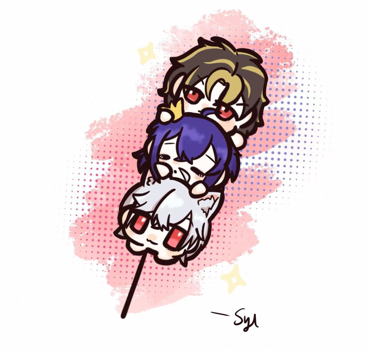 Sy1_Ovo's tweet photo. お団子、召し上がってください～
#あるふれぇ絵 https://t.co/Manx3zREur