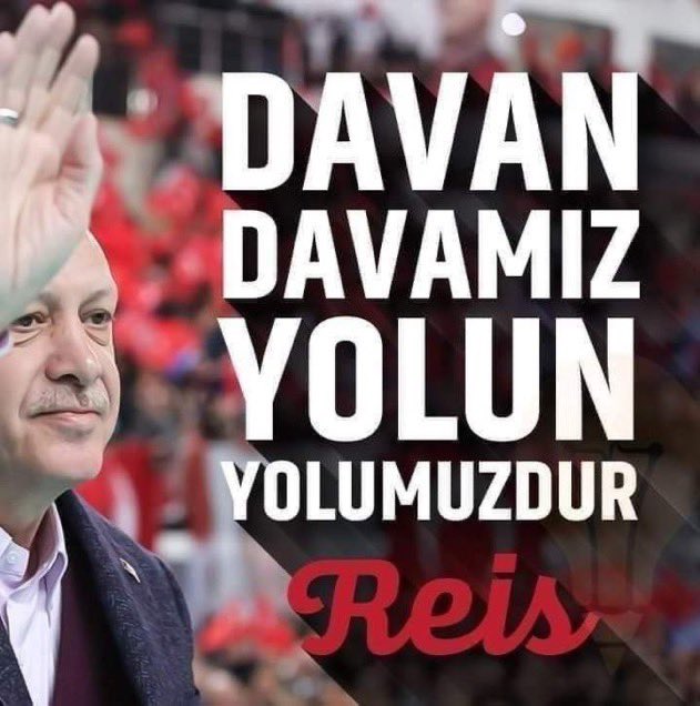 SaadetYakar's tweet photo. Davan davamız yolun yolumuzdur. 
Bu yolda yalnız değilsin sonuna kadar yanında arkandayız REİS https://t.co/XS54UXADCr