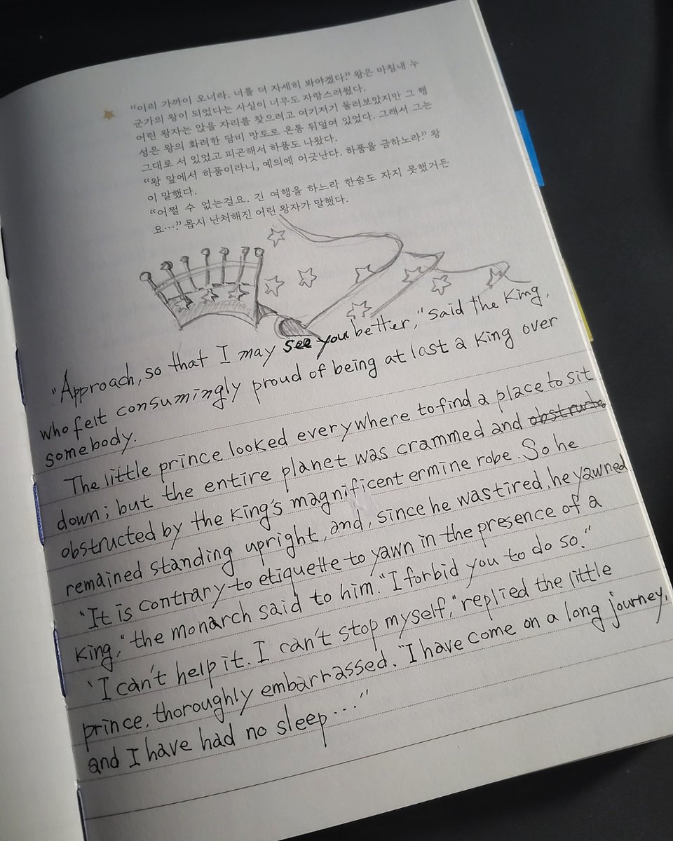 WinstonNedhbj's tweet photo. Come closer, so I can see you better, ” said the king, immensely proud to finally be someone’s king. The Little Prince stood because the planet was covered by the king’s magnificent ermine robe. Tired, he yawned. “You must not yawn before a king. ” https://t.co/QhjAj5Twc2