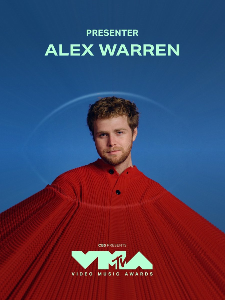 AlexWarrenAR's tweet photo. Alex Warren es uno de los presentadores de hoy en los VMAs 2026. https://t.co/xZ6L2yGVcy