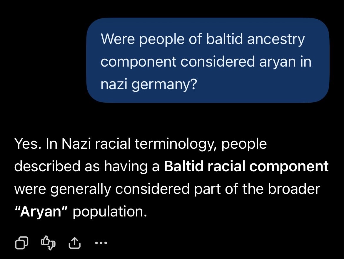 NatureEnjoyer88's tweet photo. @TajikTuranist Who said anything about “hyperborean”, there’s genetics and then there’s schizoid ramblings. “Crypto-balt”, too. Aswell as they were considered aryan. https://t.co/3AvZNnVOtM
