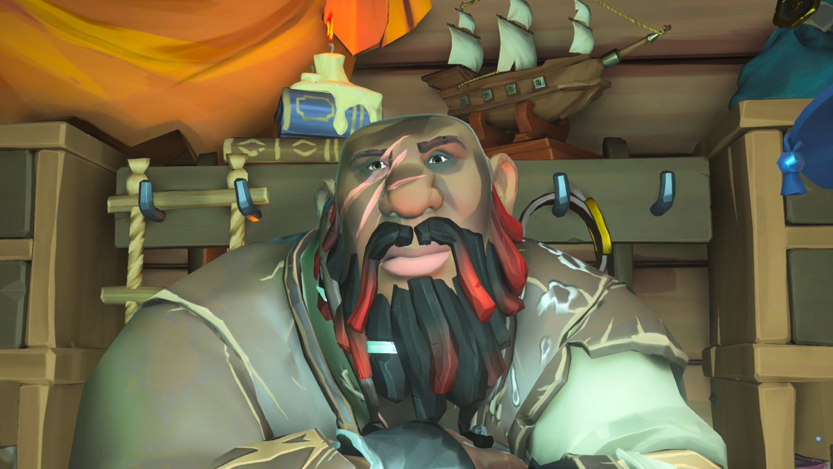 SeaOfTrunkerz's tweet photo. NPC only @SeaOfThieves cosmetics that would be rad if players had access to, these hair color combinations.
And realistically, ALL two color hair combinations should be added for players.
#SeaOfThieves
#StyleOfThieves https://t.co/QkoRnmK3fc