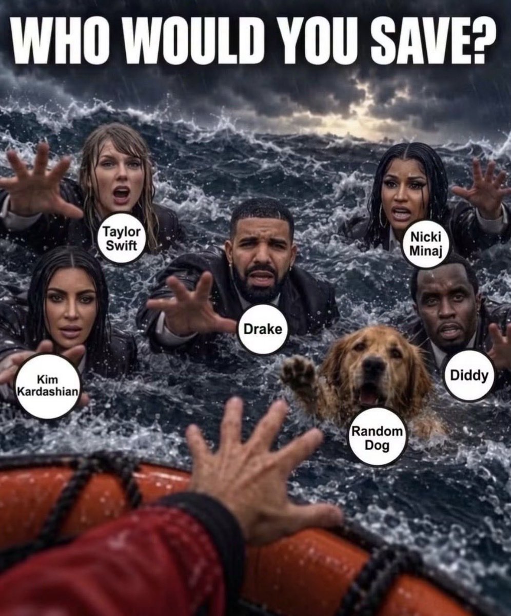 Sunkized01's tweet photo. Who will you save? https://t.co/tn4izgSLUN