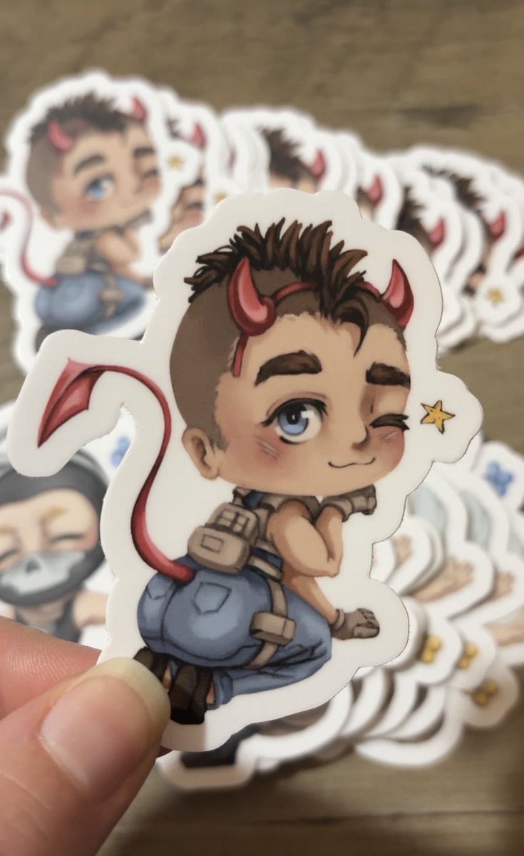 cryobuckys's tweet photo. Spooky season coming up means new Ghost and Soap stickers!! Cheeky Devil Soap and Angel Ghost are added to the roster of previous Halloween designs for these two!
#simonghostriley #soapmactavish #codmw #codfanart #stickers https://t.co/pwgsmmvVEe