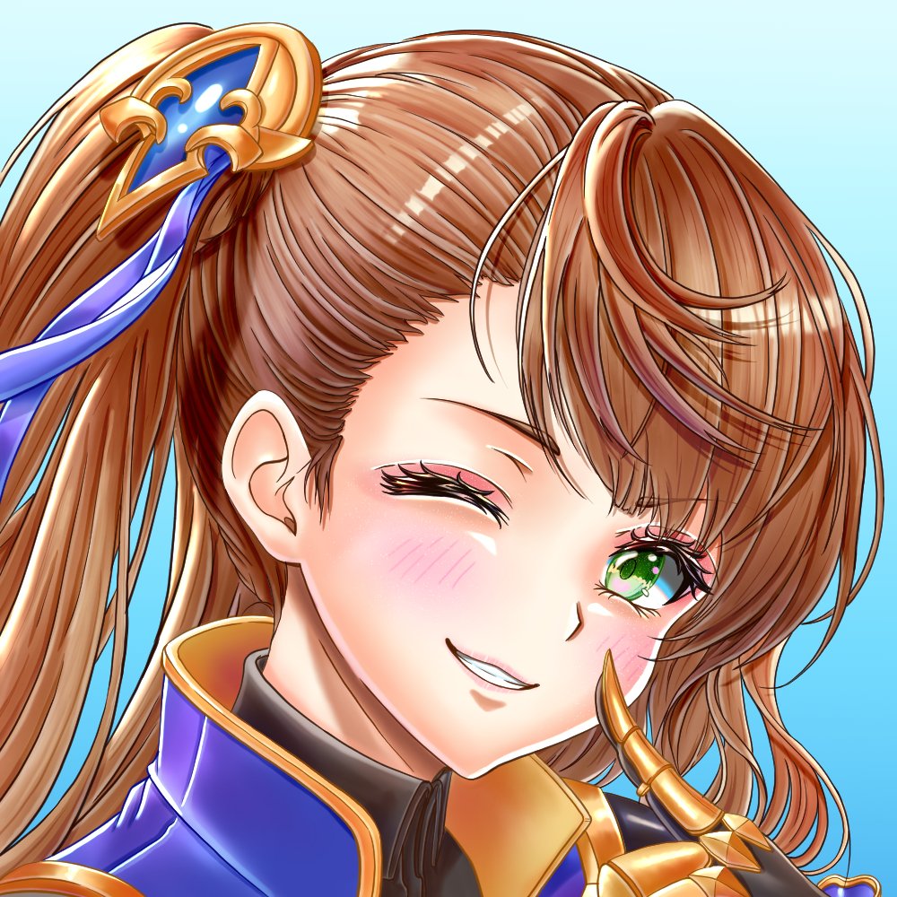 UIZAKURAillust's tweet photo. ご依頼イラスト ベアトリクス（グラブル）Xアイコン 

 うい（@yuukoukann17）さんのXヘッダーを描かせていただきました。

pixiv
https://t.co/AXdErBYeS9 https://t.co/JE9YlDa4KH