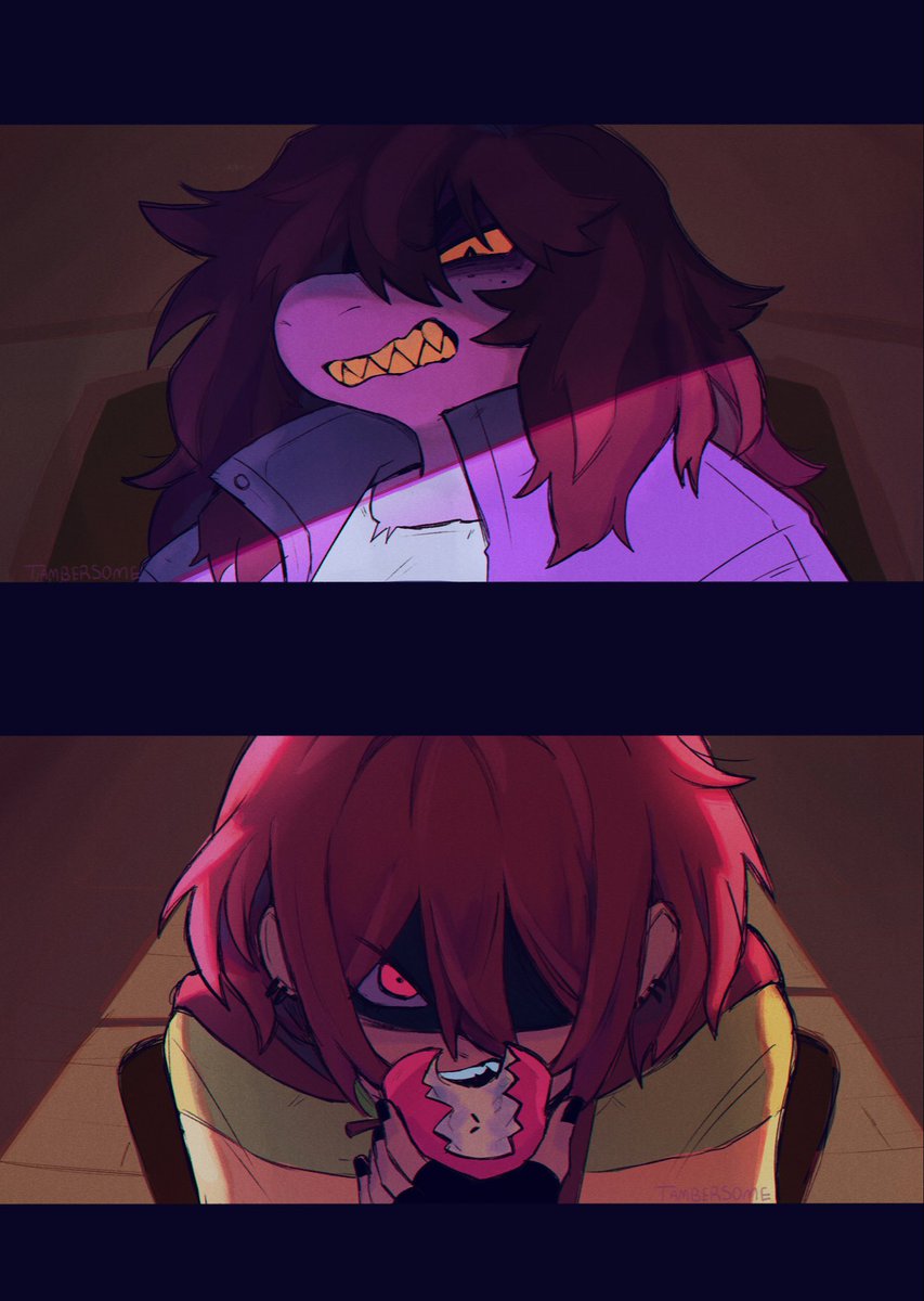 Tambersome's tweet photo. My fav fanfic (written by Toby himself) #deltarune #deltarunefanart #krusie https://t.co/5Mvczr9yp3