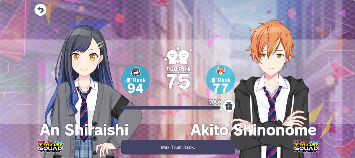 syunisu's tweet photo. definitely didnt menu past the rank up https://t.co/sBn9PtiIVE