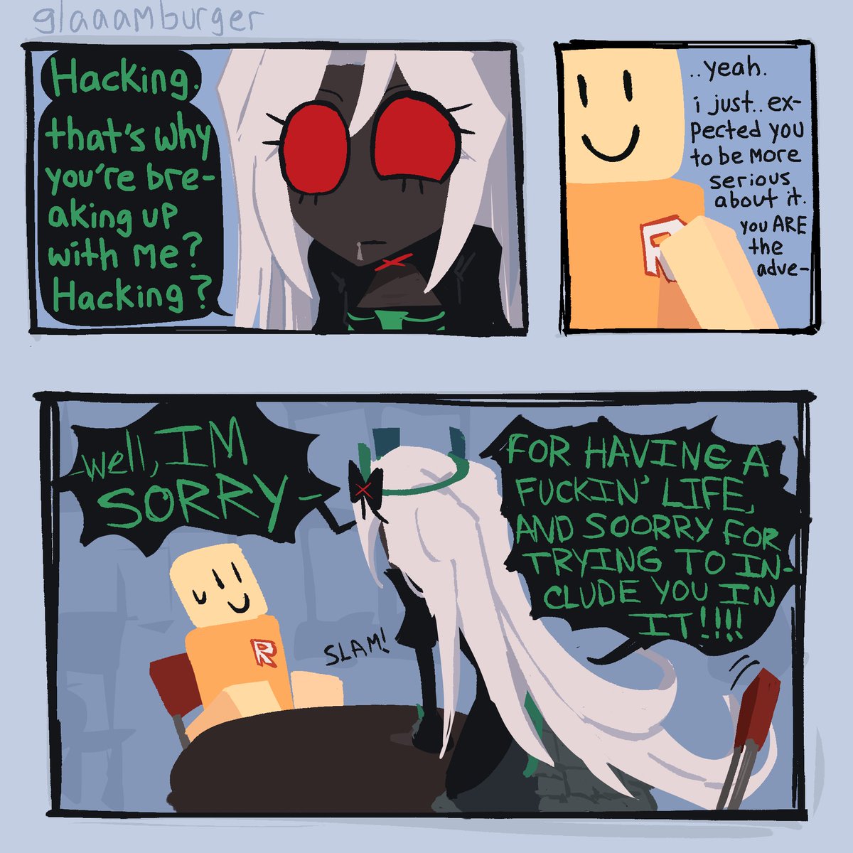 glaaamburger's tweet photo. #1xdoe breakup comic IDK WHAT IM DOING (4/6) https://t.co/1LNUu8RpmT