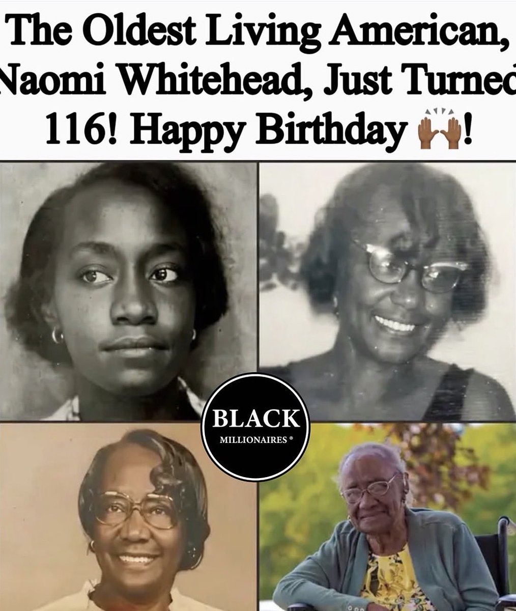 LoufactsIGB's tweet photo. Oldest living American turns 116 today. https://t.co/IUVn56wR5T
