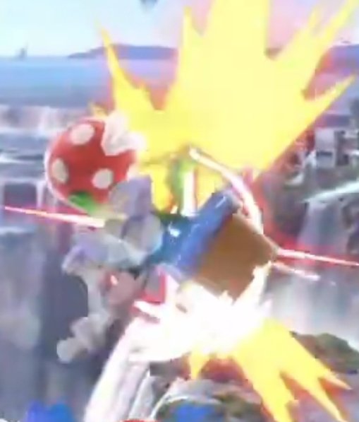 Sentinelssb's tweet photo. @temperkba24597 Lowkey youre entirely right. I was worried about Ptooies low base knockback not killing, or my opponent DIing down and being too low for it to connect. Either way though I definatly read the DI wrong and Ptooie would have been a much better option in that situation 🪴👍 https://t.co/34OHkf7we2
