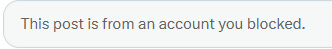 Gibbs_Two's tweet photo. @AliAhmelegend If a Twitter user has a quote tweet of somebody who blocked them. It hides the embed of the tweet. This is a way to tell if a block has happened.

And this is what it says in the tweet if you are not logged in to Twitter. https://t.co/b7JE90k5WB