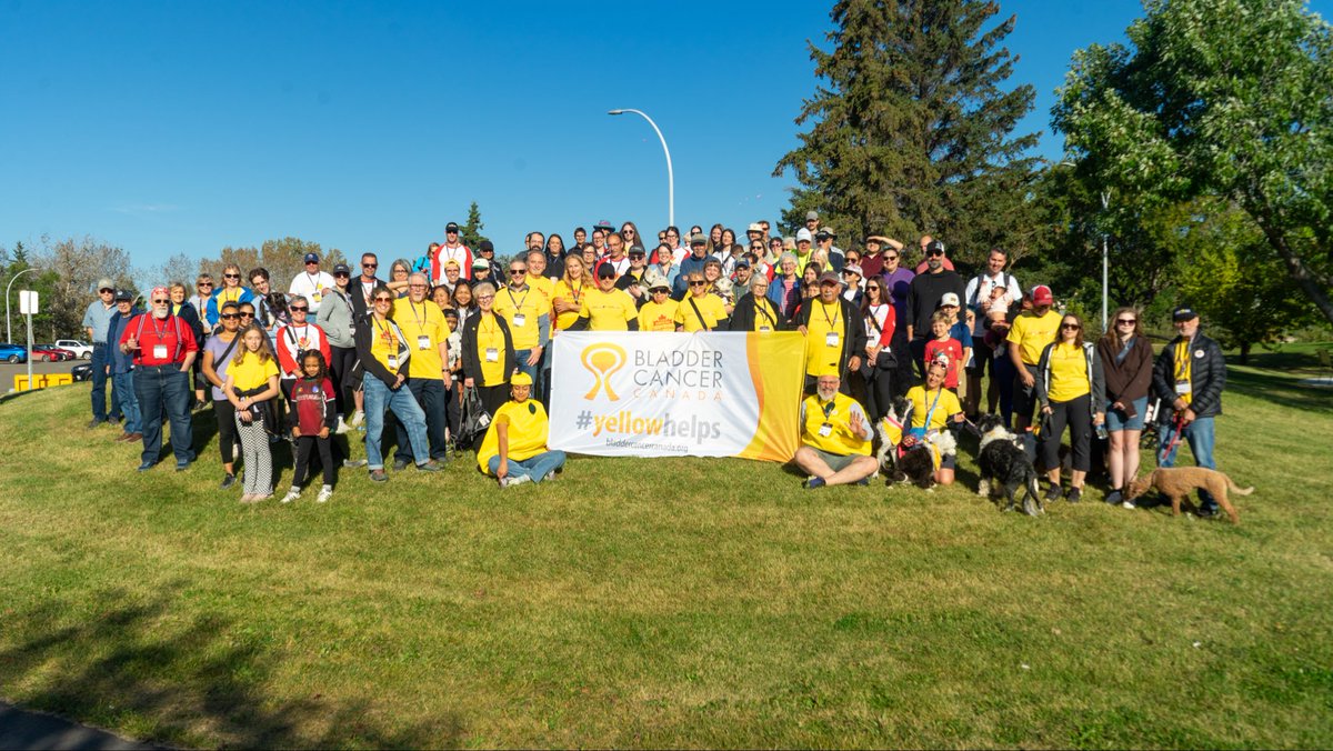hjwang26's tweet photo. A little late sharing, but had a fantastic time at the Bladder Cancer Canada Walk earlier this month!βοΈπΎ
Huge congratulations to the organizers for surpassing their $40,000 fundraising goal! ππ
#BladderCancerCanada #YellowHelps #BCAN https://t.co/dPZiB9IyEZ